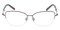 Frederica Cat-Eye Burgundy Cat Eye Metal Eyeglasses