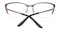 Bblythe Cat-Eye Silver/Burgundy Cat Eye Metal Eyeglasses