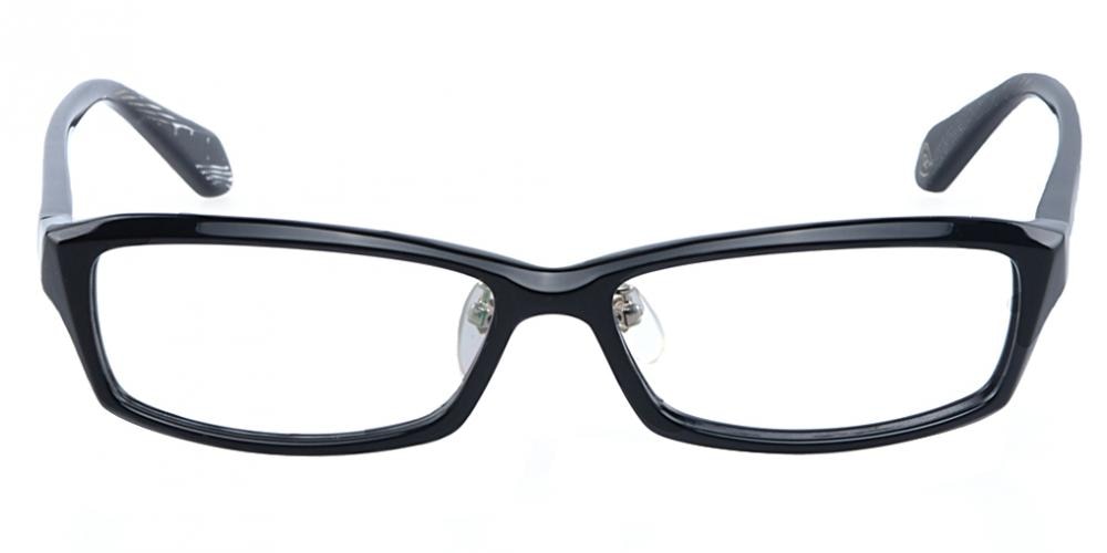 Nice Black Rectangle Acetate Eyeglasses