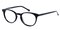 Hattiesburg Black Classic Wayframe Acetate Eyeglasses