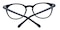 Hattiesburg Black Classic Wayframe Acetate Eyeglasses