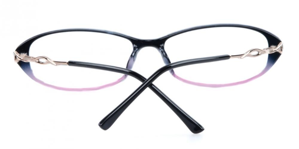 Vanessa Cat-Eye Black/Pink Cat Eye TR90 Eyeglasses