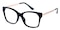 Villeurbanne Black Square TR90 Eyeglasses