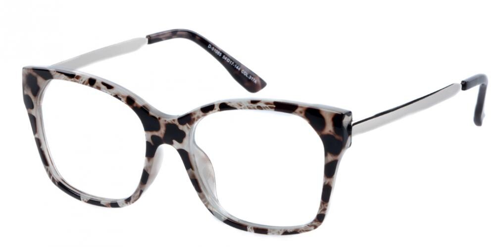 Anastasia Crystal Tortoise Square TR90 Eyeglasses