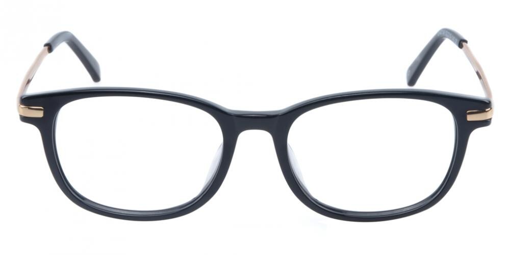 Beauvais Black Classic Wayframe Acetate Eyeglasses