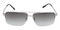 Marne Silver Aviator Metal Sunglasses
