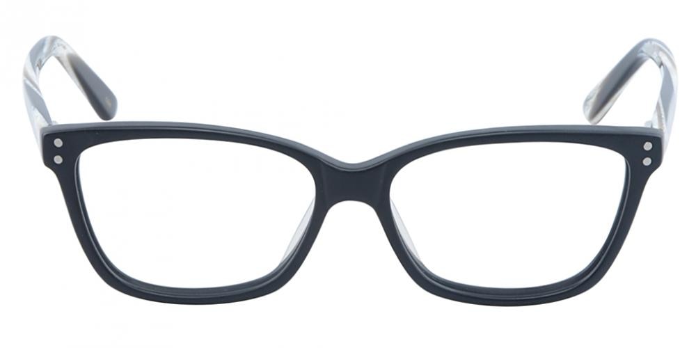 Aulnay Mblack/Striped Classic Wayframe Acetate Eyeglasses