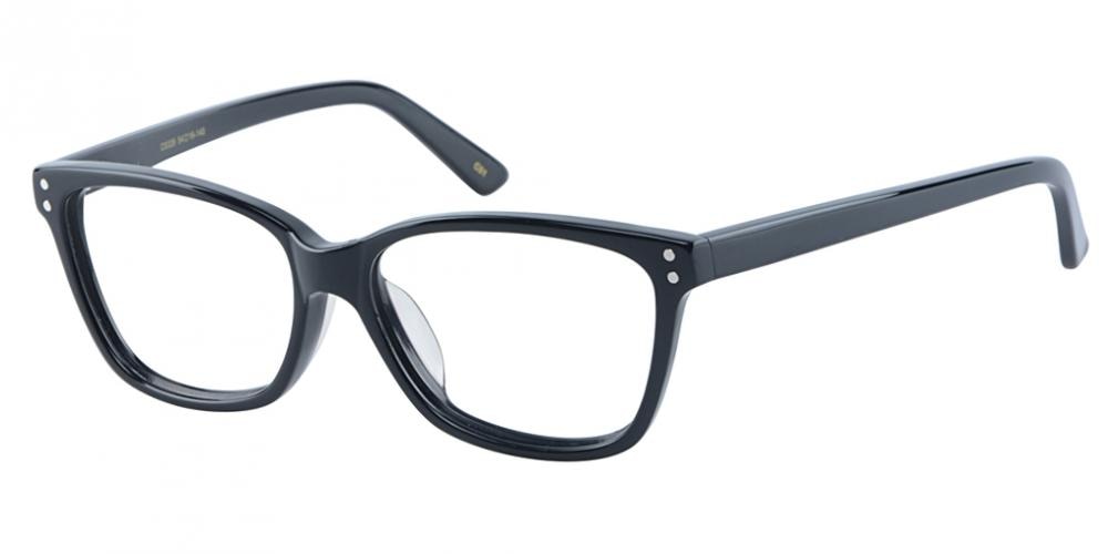 Aulnay Black Classic Wayframe Acetate Eyeglasses