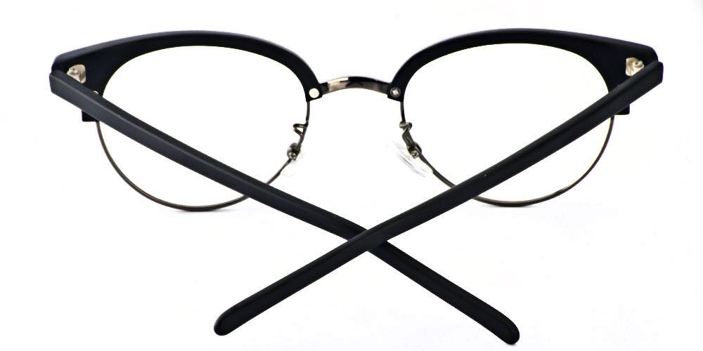 Glenview MBlack Round Acetate Eyeglasses