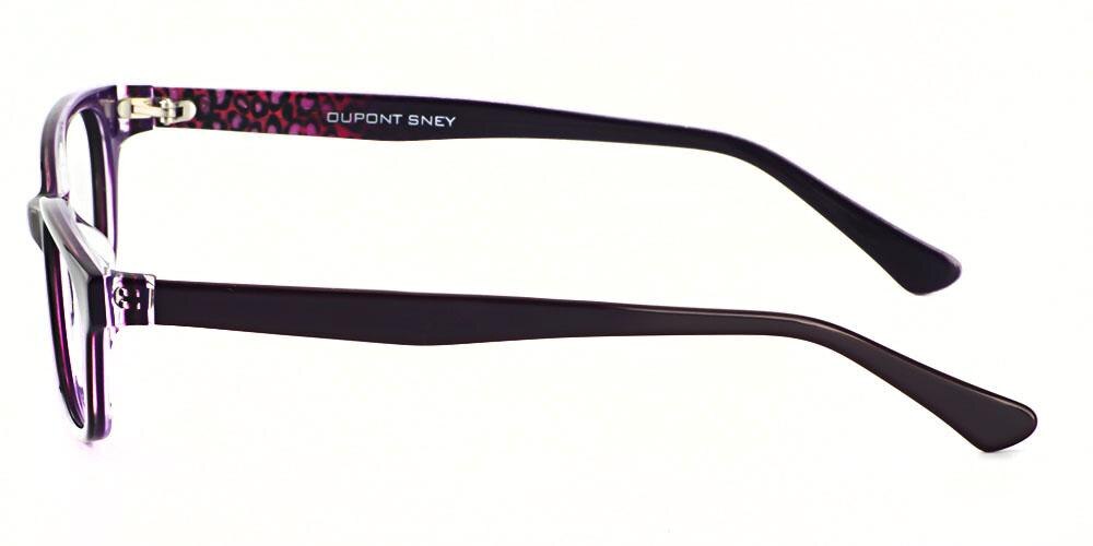 Rosemont Purple Rectangle Acetate Eyeglasses