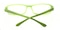 Lagrange Black/Green Rectangle Acetate Eyeglasses