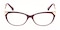 Elmhurst Rose Oval Plastic Eyeglasses