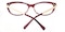 Elmhurst Rose Oval Plastic Eyeglasses