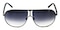 Villeneuve Gunmetal Aviator Metal Sunglasses
