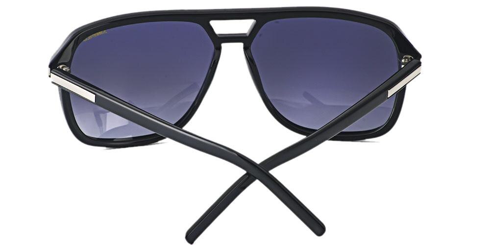 Rueil Black Aviator Acetate Sunglasses