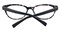 Brentwood Zebra Oval Acetate Eyeglasses