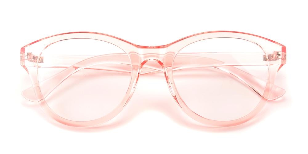 Cornelia Pink Round TR90 Eyeglasses