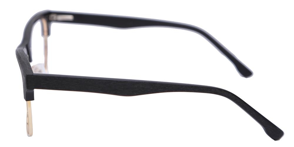 Dartmouth Black Rectangle Acetate Eyeglasses