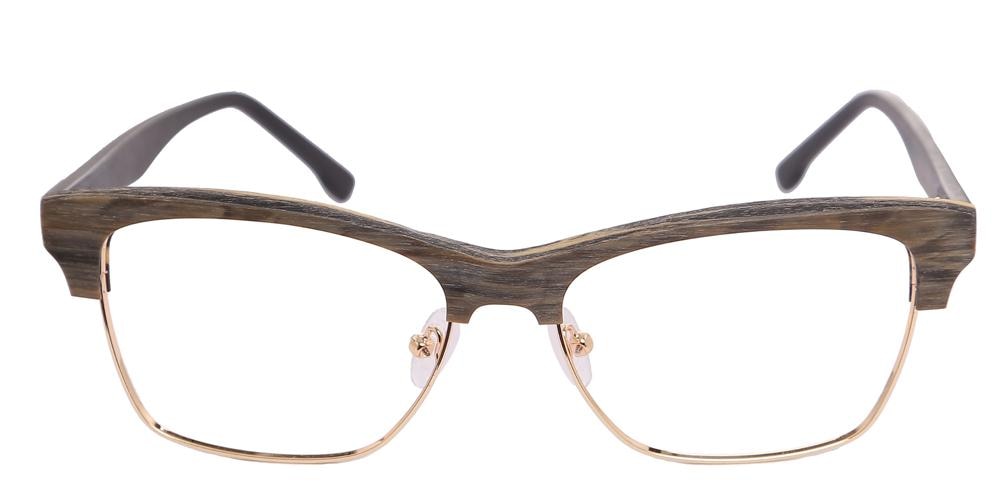 Dartmouth Gray Rectangle Acetate Eyeglasses
