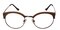 Boylston Brown Round Acetate Eyeglasses