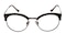 Boylston Black/Brown Round Acetate Eyeglasses