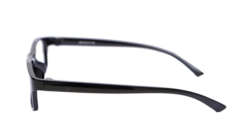 Quincy Black Rectangle TR90 Eyeglasses