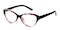 Pittsfield Cat-Eye Floral Cat Eye Plastic Eyeglasses