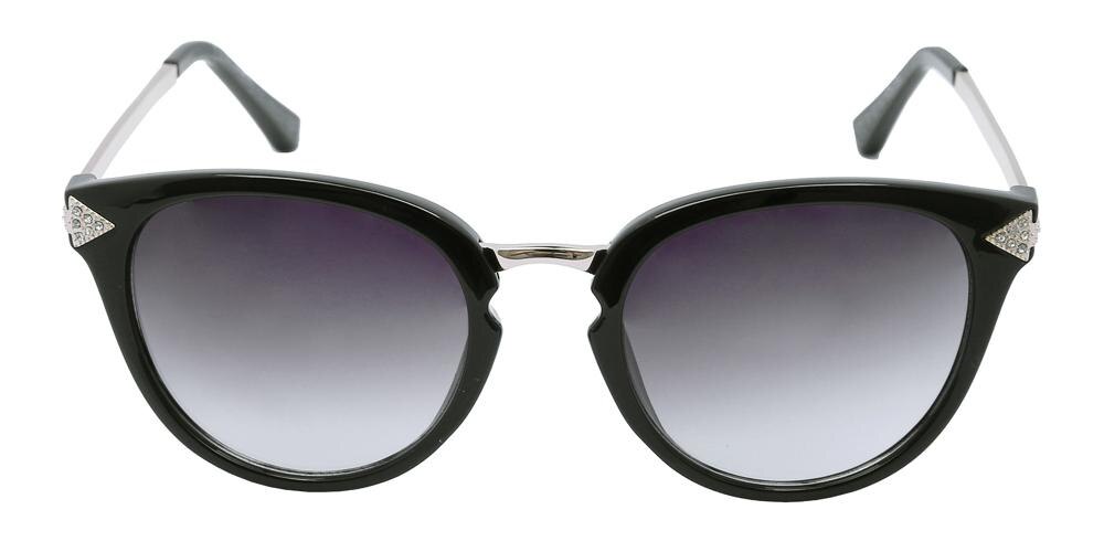 Jessica Black Classic Wayframe Plastic Sunglasses