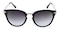 Jessica Black Classic Wayframe Plastic Sunglasses