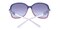 Catherine White/Choc Classic Wayframe Plastic Sunglasses