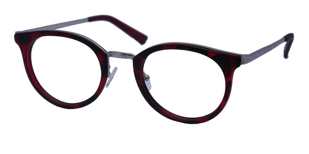 Crestview Round - Red Tortoise Eyeglasses