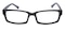 Sienna Black Rectangle Acetate Eyeglasses