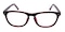 Irving Black/Red Classic Wayframe Plastic Eyeglasses