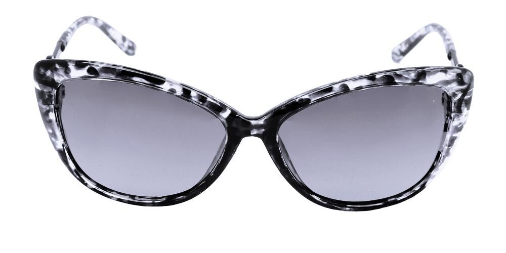 Kristin Zebra Cat Eye Plastic Sunglasses