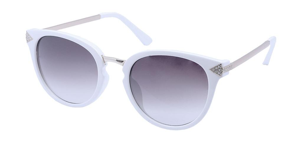 Jessica White Classic Wayframe Plastic Sunglasses