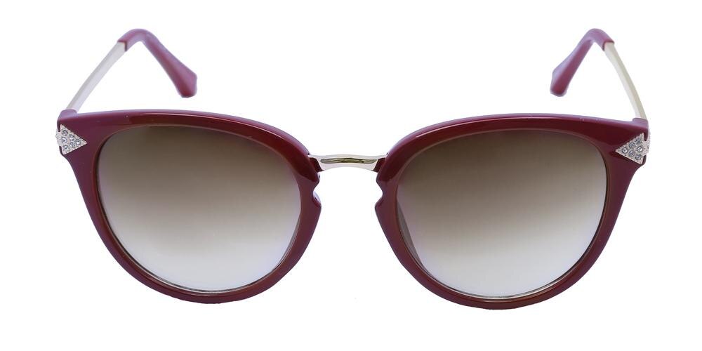 Jessica Red Classic Wayframe Plastic Sunglasses