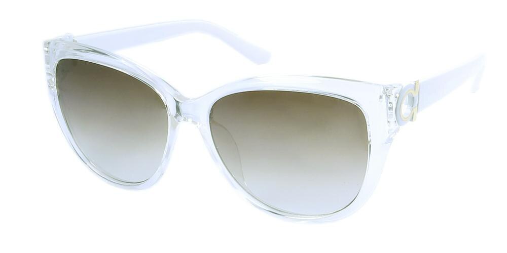 Gustave Crystal/white Classic Wayframe Plastic Sunglasses