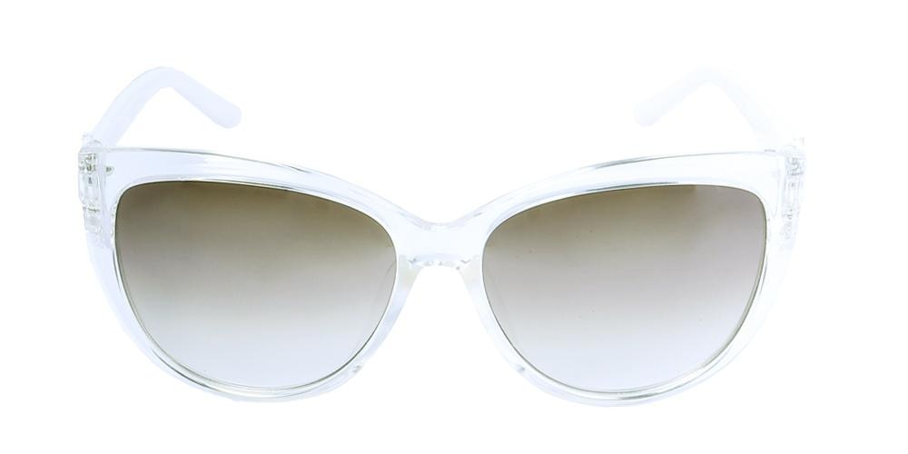 Gustave Crystal/white Classic Wayframe Plastic Sunglasses