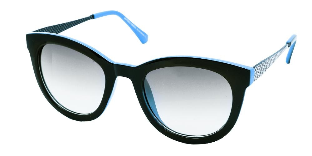 Florence Blue/Cyan Classic Wayframe Plastic Sunglasses