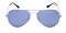 Beacon Silver Aviator Metal Sunglasses