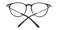Fresno clip-on Black/Black clip-on Round TR90 Eyeglasses