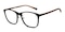 Jose clip-on MBlack/Brown Classic Wayframe TR90 Eyeglasses