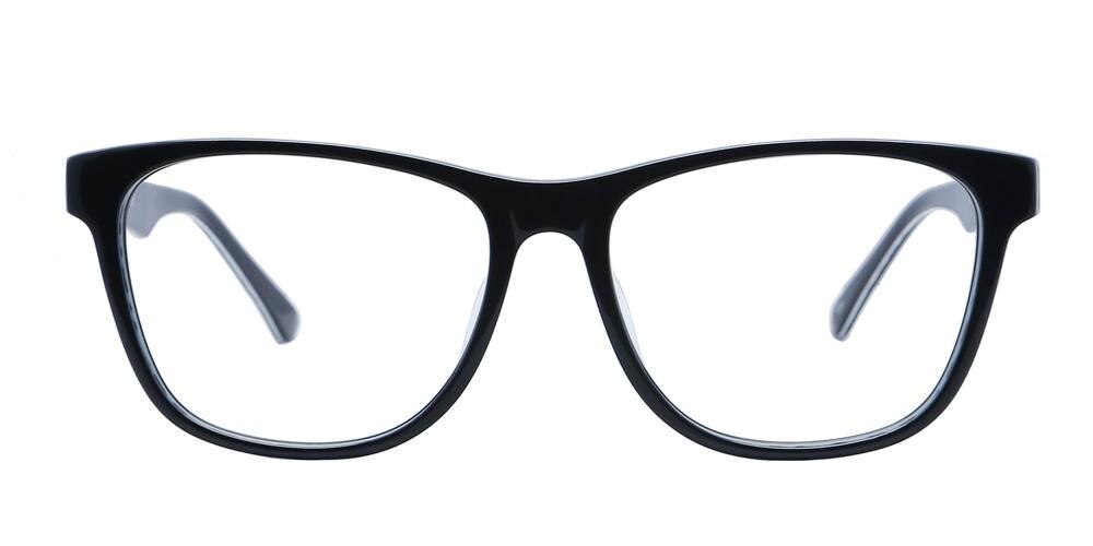 Fayette Black/Blue Classic Wayframe Acetate Eyeglasses