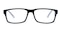 Jonesboro Black/White Rectangle Acetate Eyeglasses
