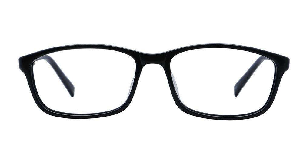 Dorado Black Rectangle Acetate Eyeglasses