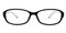 Baxter Black/White Rectangle TR90 Eyeglasses