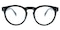 Compton Black Round TR90 Eyeglasses