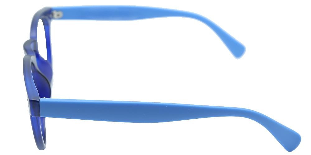 Compton Blue Round TR90 Eyeglasses