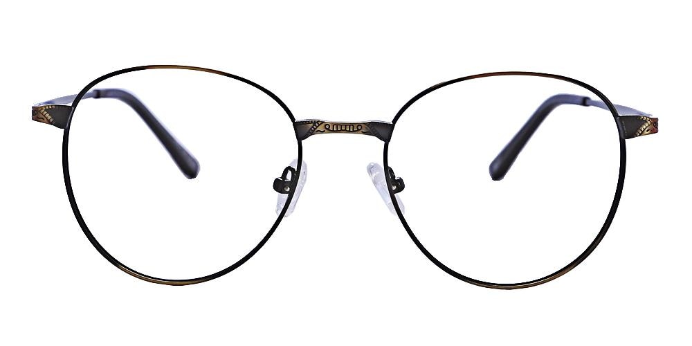 Fairfax Bronze Round Metal Eyeglasses