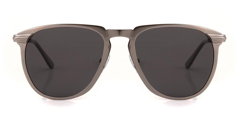 Scorpio Gunmetal Classic Wayframe Metal Sunglasses